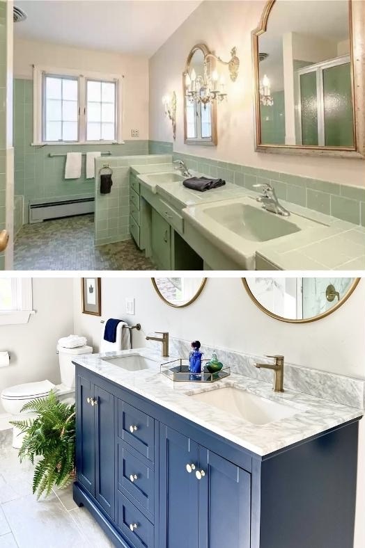 Bathroom Renovation Before and After
